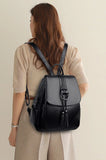 Backpacks Women's Quality Backpack Bag - Black - Backpack Handbag - Medium - PU Leather - image 6