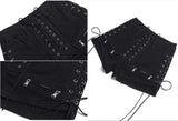 Women's Gothic Denim Summer Shorts - Black - Shorts - XXL - Polyester Denim - image 19
