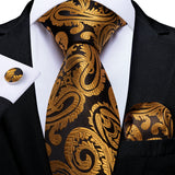 Men's 3 Pcs Luxury Formal Tie Sets - MJ-0988 - One Size - Silk/Polyester - image 27