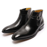 Men's Genuine Leather Formal Dress Boots - Blue - Men's Formal Boots - 12 B - Genuine Leather - image 12