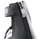 Women's Gothic Rivet Ring Platform Sandal - Black - Gothic Sandals - 35 B - PU Leather - image 19
