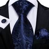 Funki Buys | Neckties | Men's 3 Pcs Paisley Wedding Tie Sets