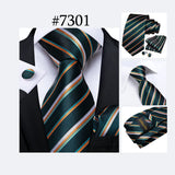 Men's 3 Pcs Paisley Wedding Tie Sets - MJ-7710 - One Size - Silk/Polyester - image 42