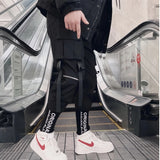 Men's Punk Goth Streetwear Cargo Pants - Black - 1 / Evb60 / Pants - XXXL - Polyester - image 10