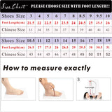 Women's Platform Wedge Patent Pumps - Black - Wedge Shoes - 4 B - PU Patent Leather - image 12