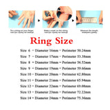 Men's Women's Stainless Steel Couple Ring - Silver/Black - 1 - Men's Ring - 6 - Stainless Steel - image 10