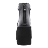 Women's Gothic Rivet Ring Platform Sandal - Black - Gothic Sandals - 35 B - PU Leather - image 14