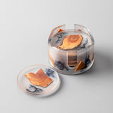Pine Wood Resin Drink Coasters 6 Pcs - Brown - 1 / Square 6 Pcs Set and Base - Small - Pine Resin - image 14