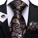 Funki Buys | Neckties | Men's 3 Pcs Paisley Wedding Tie Sets
