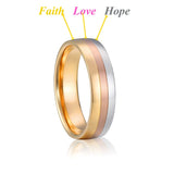 Men's Women's Titanium Wedding Rings - Gold/Silver/Rose Gold - 1 - PV1505 - Ring - 5 - Titanium - image 18