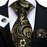 Men's 3 Pcs Luxury Formal Tie Sets - MJ-7023 - One Size - Silk/Polyester - image 24