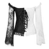 Women's Gothic Punk Corset Skirt Sets - Black - 1 / Skirt - 6XL - Polyester - image 22