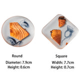 Pine Wood Resin Drink Coasters 6 Pcs - Brown - 1 / Square 6 Pcs Set and Base - Small - Pine Resin - image 8