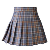 Women's Harajuku Preppy Plaid Mini Skirts - Grey - 8710-ZQ - Plaid Mini Skirt - XXXL - Polyester - image 30
