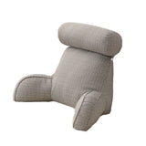 Armrest Reading Pillow Detachable - Light Grey - Backrest Pillow - Medium - Polyester Cotton - image 2