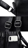 Backpacks Women's Quality Backpack Bag - Black - Backpack Handbag - Medium - PU Leather - image 23