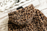 Women's Leopard Print Zip Hoodie Jacket - Brown - Jacket / 01 - Asian M is Eur XS - Cotton - image 5