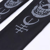 Women's Dark Grunge Gothic Punk Legging - Black - 1 / B230-1140 / Leggings - XL - Polyester - image 11