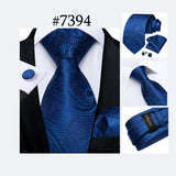 Men's 3 Pcs Paisley Wedding Tie Sets - MJ-7710 - One Size - Silk/Polyester - image 40