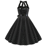 Funki Buys | Dresses | Women's Rockabilly Swing Halter Dress