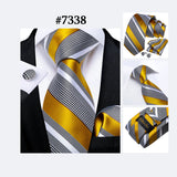 Men's 3 Pcs Paisley Wedding Tie Sets - MJ-7710 - One Size - Silk/Polyester - image 31