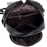 Backpacks Women's Quality Backpack Bag - Black - Backpack Handbag - Medium - PU Leather - image 5