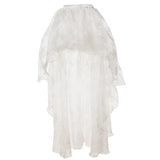 Women's Gothic Punk Corset Skirt Sets - White - 1 / Skirt - 6XL - Polyester - image 12