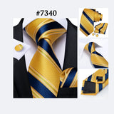 Men's 3 Pcs Paisley Wedding Tie Sets - MJ-7710 - One Size - Silk/Polyester - image 27