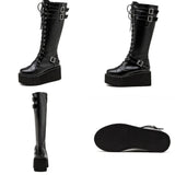 Funki Buys | Boots | Women's High Luxury Gothic Platform Boots