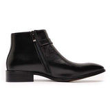 Men's Genuine Leather Formal Dress Boots - Blue - Men's Formal Boots - 12 B - Genuine Leather - image 13