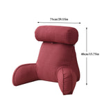 Armrest Reading Pillow Detachable - Sky Blue - Backrest Pillow - Medium - Polyester Cotton - image 17