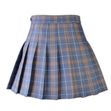Women's Harajuku Preppy Plaid Mini Skirts - Grey - 8710-ZQ - Plaid Mini Skirt - XXXL - Polyester - image 28