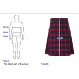 Men's Gothic Punk Pleated Cargo Utility Kilts - Black - Kilt - 5XL - Polyester - image 10