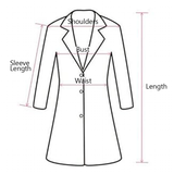 Women's Long Slim Wool Blend Coat - Red - Double Breasted Coat - 6XL - Wool Blend - image 30