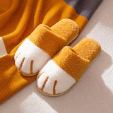Women's Cute Cat Paw Slippers - Pink - Paw Slippers - 44-45 - Plush - image 4