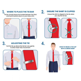 Funki Buys | Cufflinks | Men's Crystal Cufflinks Tie Clip Set