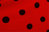 Women's Retro Swing Polka Dot Dresses - Black - Swing Dress - XXL - Polyester - image 13