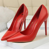 Women's Luxury Pastel Wedding Stilettos - Blue - 1 - 10.5cm - Stilettos - 43 B - PU Leather - image 13