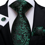 Men's 3 Pcs Paisley Wedding Tie Sets - MJ-7715 - One Size - Silk/Polyester - image 49