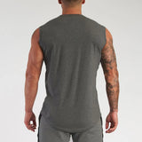 Men's Bodybuilding & Gym Tank Tops - Red - 1 / Large Logo / Gym Shirt - XXL - Cotton - image 12