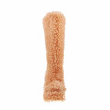 Women's Fuzzy Faux Wool Platform Boots - Orange - Short Plush Boots - 42 B - Imitation Wool - image 37