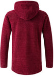 Men's Cashmere Zip Up Hooded Sweater - Black - Hoodie Jacket - 4XL - Polyester - image 5