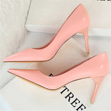 Women's Luxury Pastel Wedding Stilettos - Blue - 1 - 10.5cm - Stilettos - 43 B - PU Leather - image 45