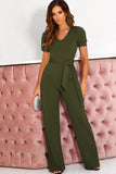 Women's Elegant Wide Leg Dress Pantsuit - Purple - Jumpsuit - XXXL - Polyester - image 8