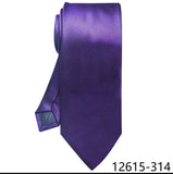 Men's Classic Wedding Business Suit Ties - Purple - 314 - One Size - Polyester - image 45