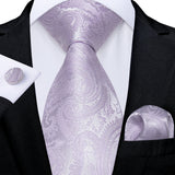 Men's 3 Pcs Luxury Formal Tie Sets - MJ-7901 - One Size - Silk/Polyester - image 12
