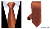 Men's Classic Wedding Business Suit Ties - Gray - 301 - One Size - Polyester - image 24