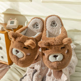 Women's Cute Novelty Funny Bear Slippers - White - Bear Slippers - 45 - image 7