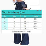 Women's Flared Jeans Bell Bottom Pants - Blue - Flared Jeans - XXL - Polyester Denim - image 14
