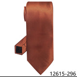 Men's Classic Wedding Business Suit Ties - Orange - 296 - One Size - Polyester - image 47